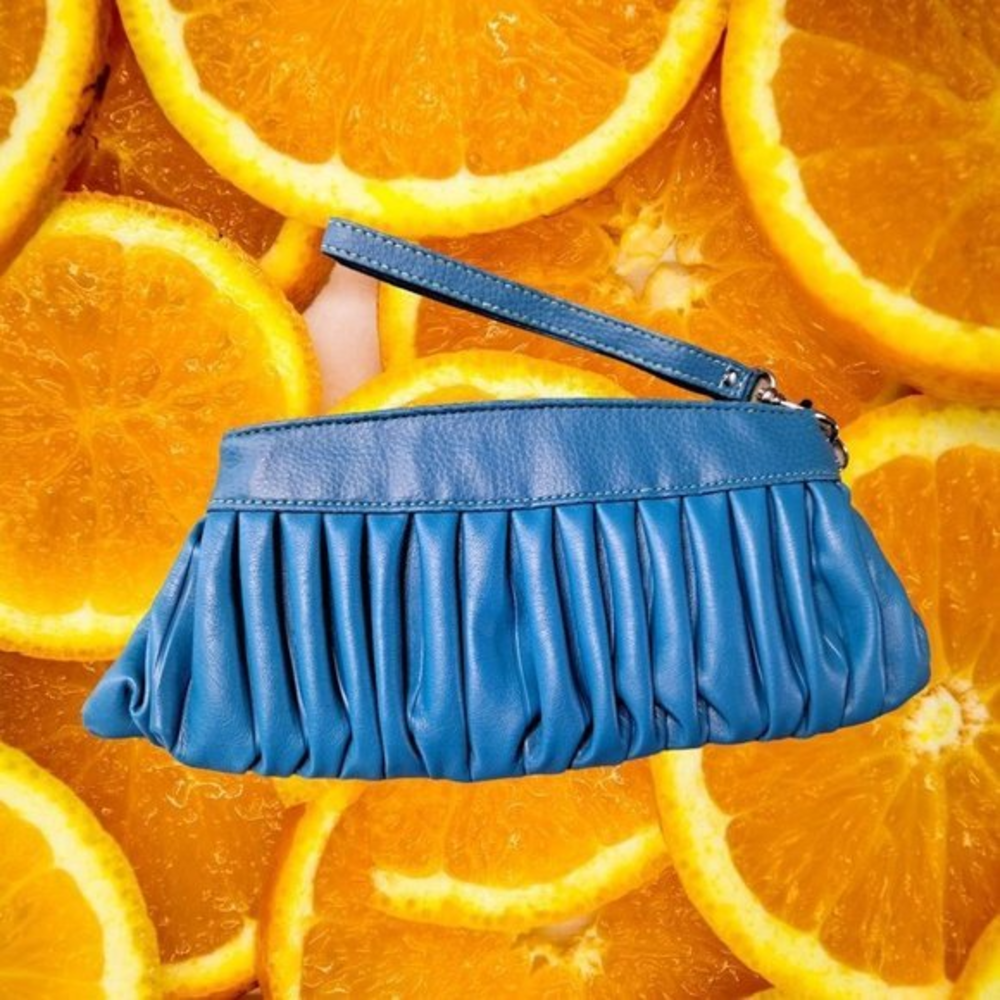 CANDIE'S Blue Wristlet Purse